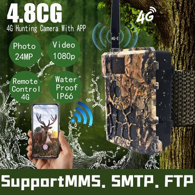 4.8 κινητή κάρτα καμερών 24MP LTE 4G Sim ιχνών CG