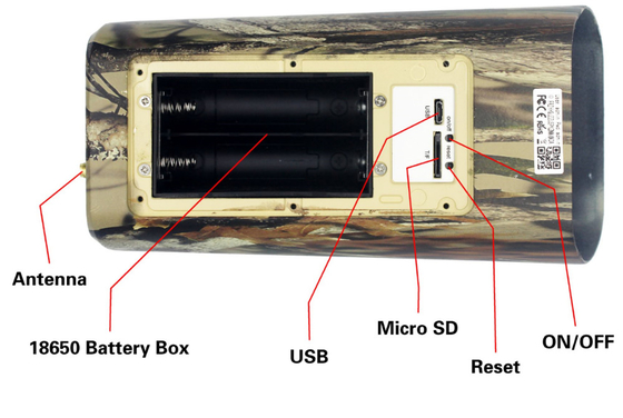 1080P των ασύρματων 850nm κυνηγιού PR500W Wifi οδηγήσεων καμερών IP65 ηλιακό