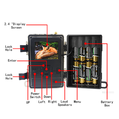 4.8CG κινητή κάρτα 4G Lte CMOS 24MP καμερών SIM ιχνών