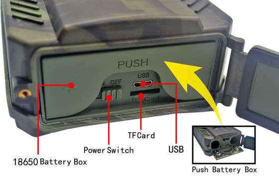 PR300C υπαίθρια 720P IP54 ιχνών κυνηγών υψηλή κάμερα ιχνών καθορισμού καμερών 8MP